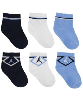 Baby Boys' Diamond Ankle Socks, 3-Pack Set