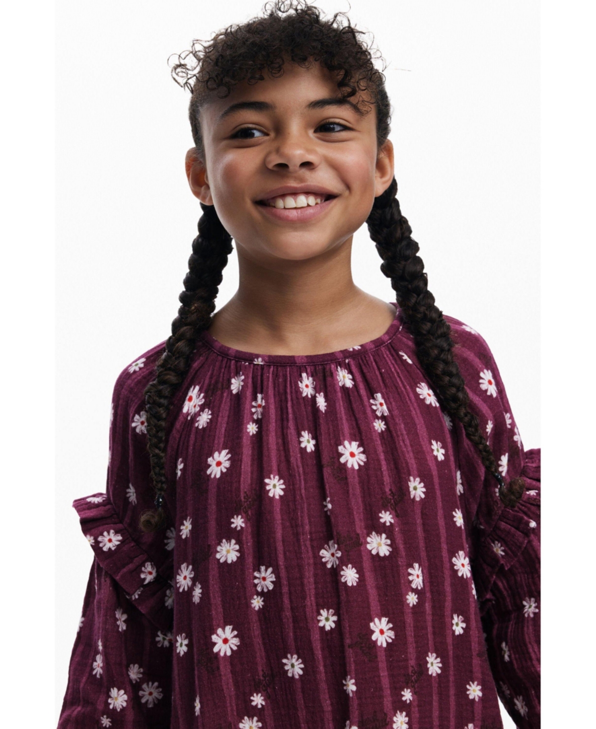 Desigual Girls's Boho floral dress