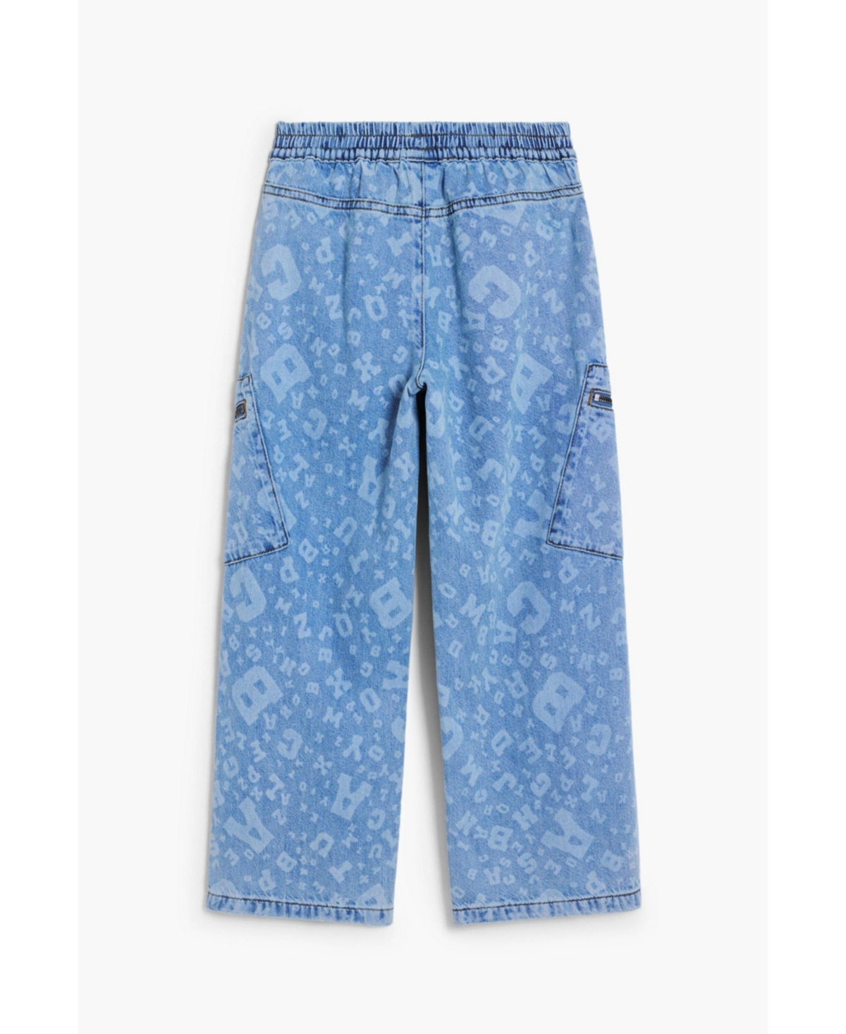 Desigual Girls Girls's Baggy print denim pants
