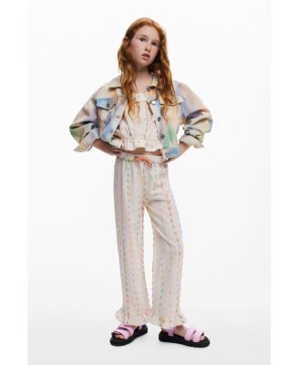 Girls Girls's Tie-dye denim jacket