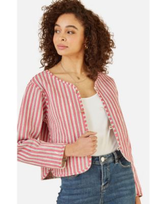 Women's Floral Reversible Cotton Quilted Jacket