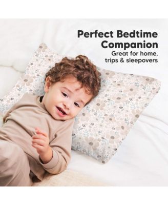 Toddler 13X18 Pillowcase, Soft Waterproof Pillow Protector Cover for Kids, Boys, Girls, Travel