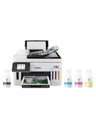 MAXIFY GX6120 Wireless MegaTank Duplex All-in-One Inkjet Color Printer, White