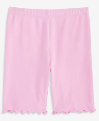 Girls' 5-20 Ribbed Bike Shorts