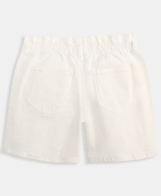 Girls' 5-20 Denim Paperbag Shorts