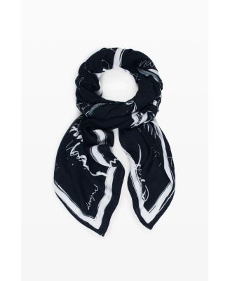 Women's Lettering Foulard