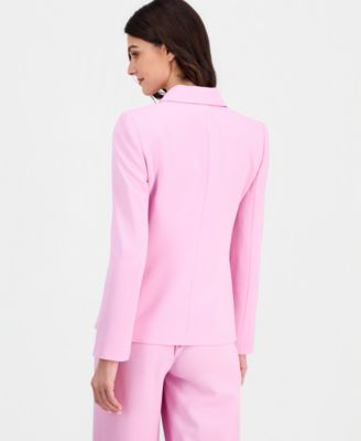 Women's One-Button Peak-Lapel Blazer