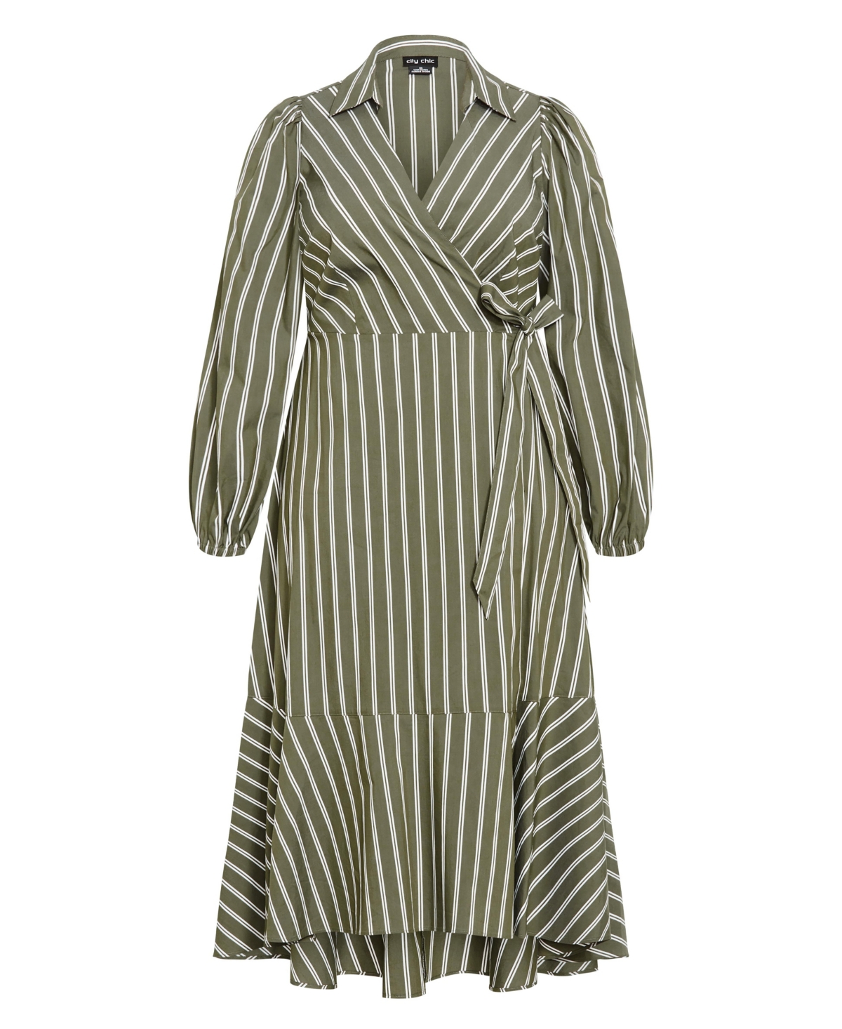 City Chic Plus Selena Wrap Dress