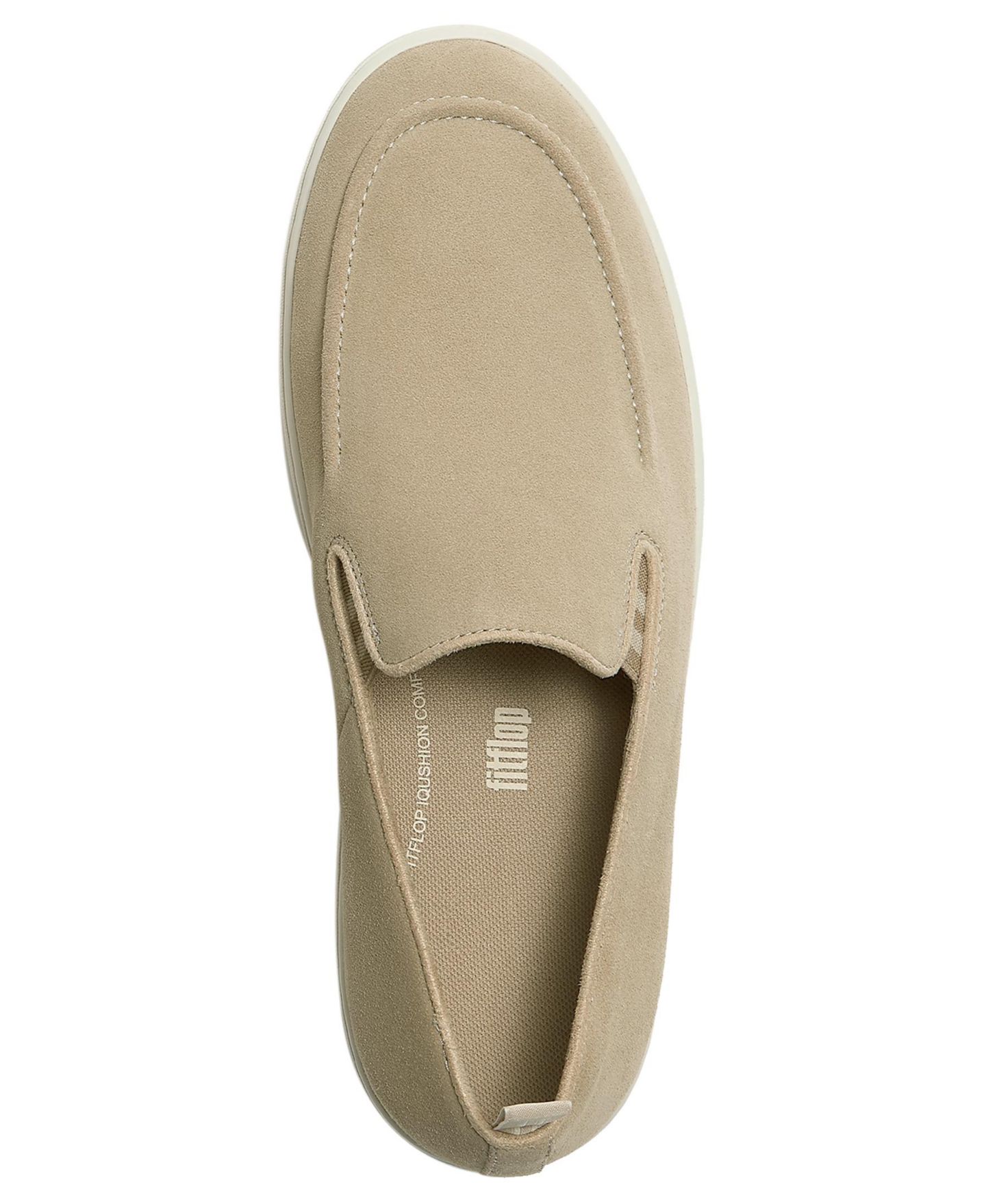 Мужские туфли FitFlop Craft-Q Slip-On Moccasin, цвет: Выцветший песочный — фото 3