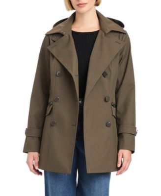 Women's Double-Breasted Belted Trench Coat