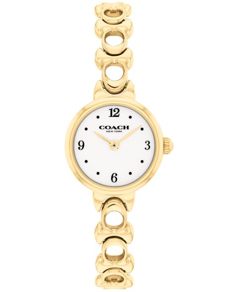 Женские часы Coach Iris Gold Tone Stainless Steel Bracelet Watch, 22.5mm
