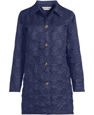 Women's Bow Quilted Insulated Coat