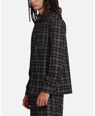 Men's Plaid Corduroy Shirt Jacket
