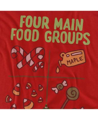 Men's Buddy Four Food Groups Graphic T-Shirt