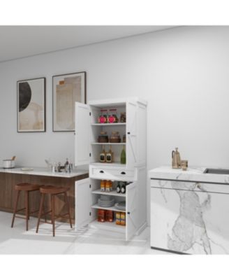 Four-Door, One-Drawer Cabinets, Metric Hinge Full Cover Door Panel