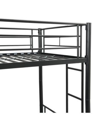 78.00"L Metal Bunk Bed Twin Over Twin