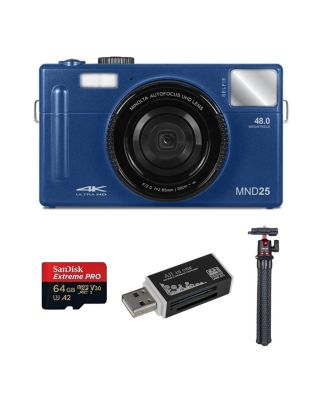MND25 Digital Camera, Blue with Essessory kit