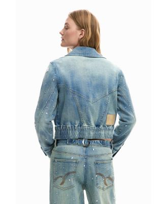 Women's Trucker jacket with embroidery