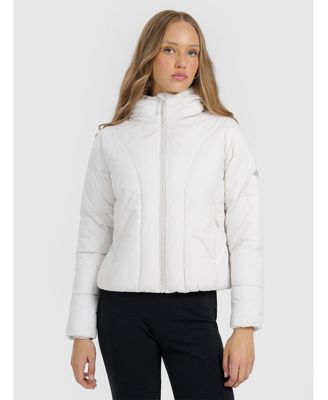 Women's down jacket with synthetic filling