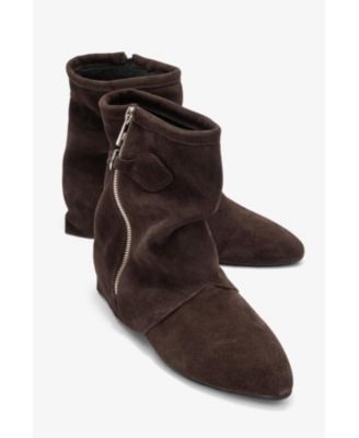 Women's Noar Leather Zip Boot.