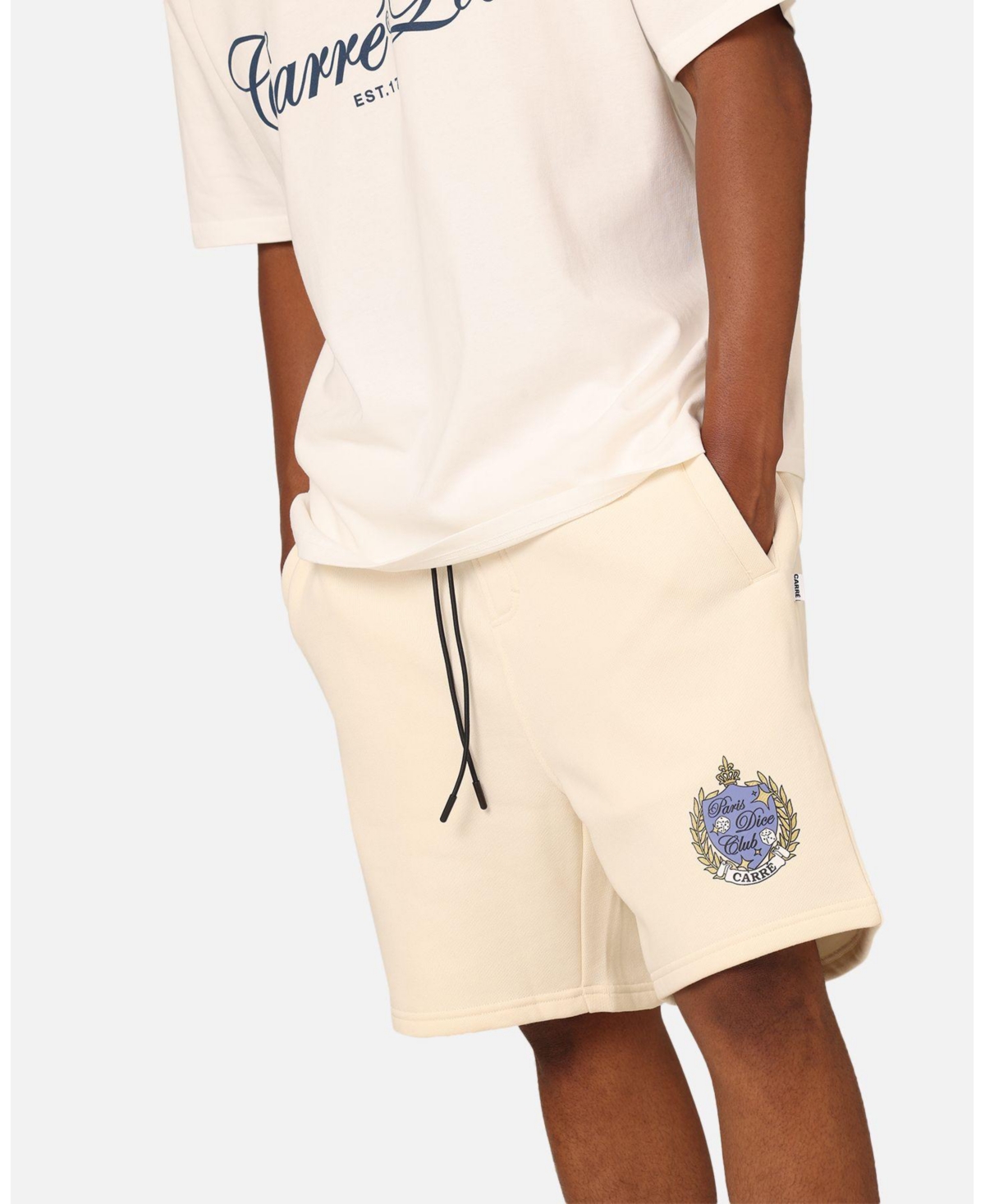 Carre Men's Dice Club Sweat Shorts Off White