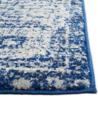  Evoke EVK270A Navy/Ivory Area Rugs