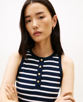 Women's Gold-Tone Button Dress