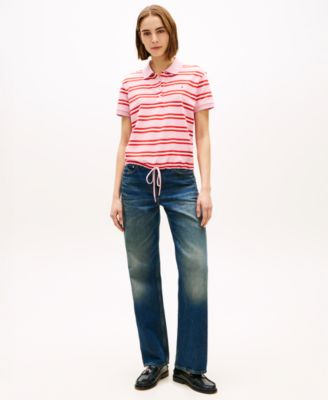 Women's Modern Short-Sleeve Polo T-Shirt