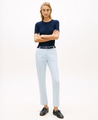 Women's Twill Slim Chino Pants