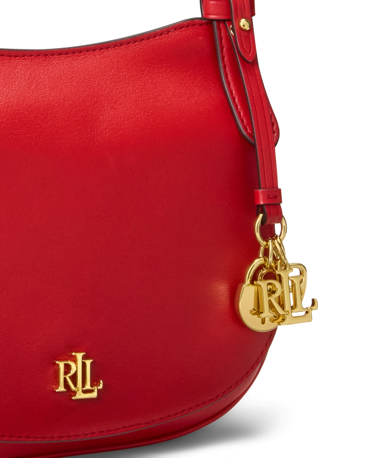 Lauren Ralph Lauren Leather Small Marcy Crossbody Bag