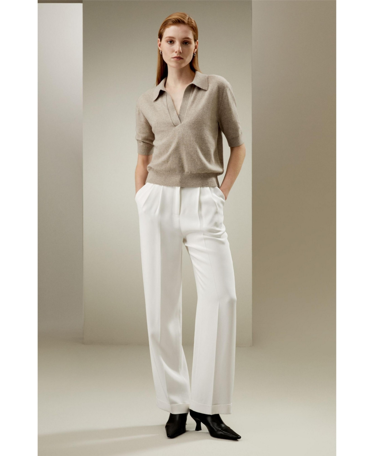 Lilysilk Women's Ultrafine Merino Wool Polo