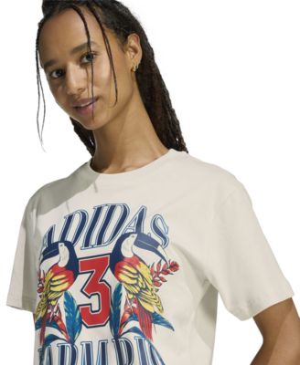 Women's Adidas x Farm Rio Graphic Crewneck T-Shirt