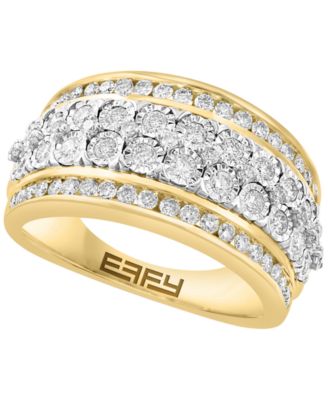 Diamond Ring (1 ct. t.w.) in 14k Yellow Gold