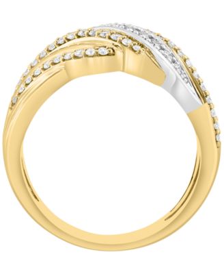 Diamond Ring (3/8 ct. t.w.) in 14k Two-Tone Gold