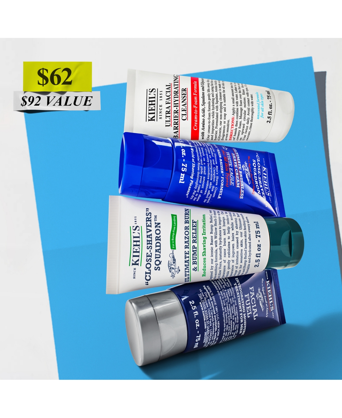 Kiehl's Since 1851 Men's 4-Pc. Get Up & Groom Shaving Set