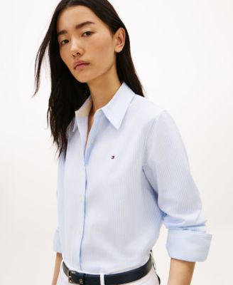 Women's Long-Sleeve Oxford Shirt
