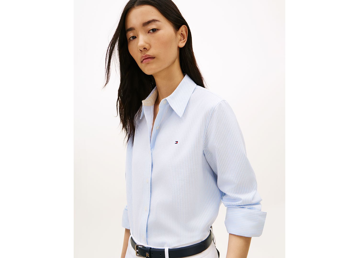 Women's Long-Sleeve Oxford Shirt