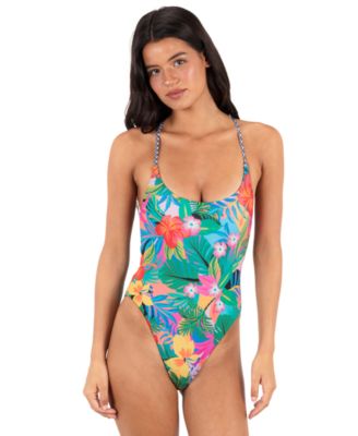 Women's Pacific Night Cheeky Coverage One-Piece Swimsuit