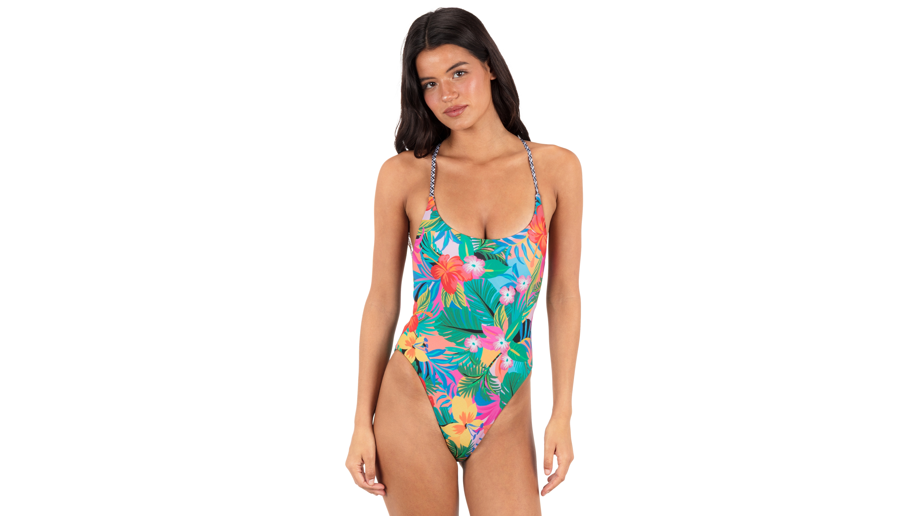 Hurley Women's Pacific Night Cheeky Coverage One-Piece Swimsuit