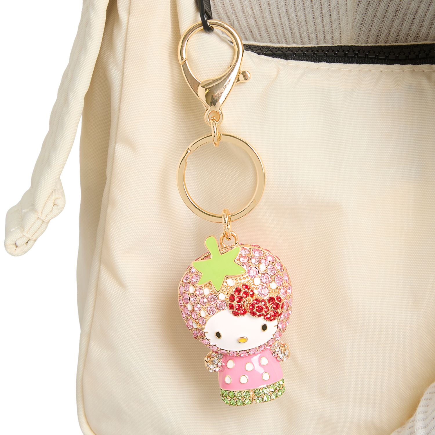Sanrio x Strawberry Shortcake Crystal Keychain