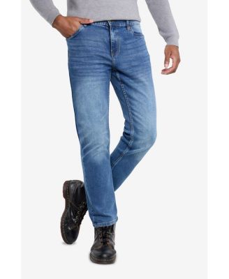 Men's Pieced Pockets Slim Fit Jeans