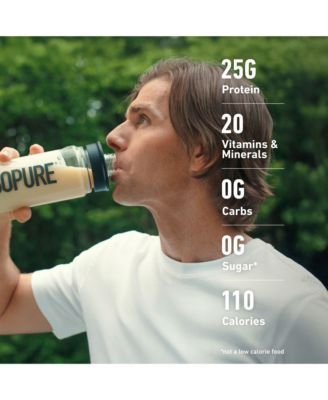 Zero Carb 100% Pure Whey Isolate Protein Powder, Creamy Vanilla, 25g Protein, 15 Servings Tub