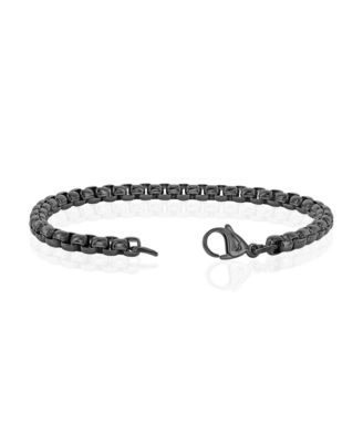 Stainless Steel, Round Box Chain Bracelet
