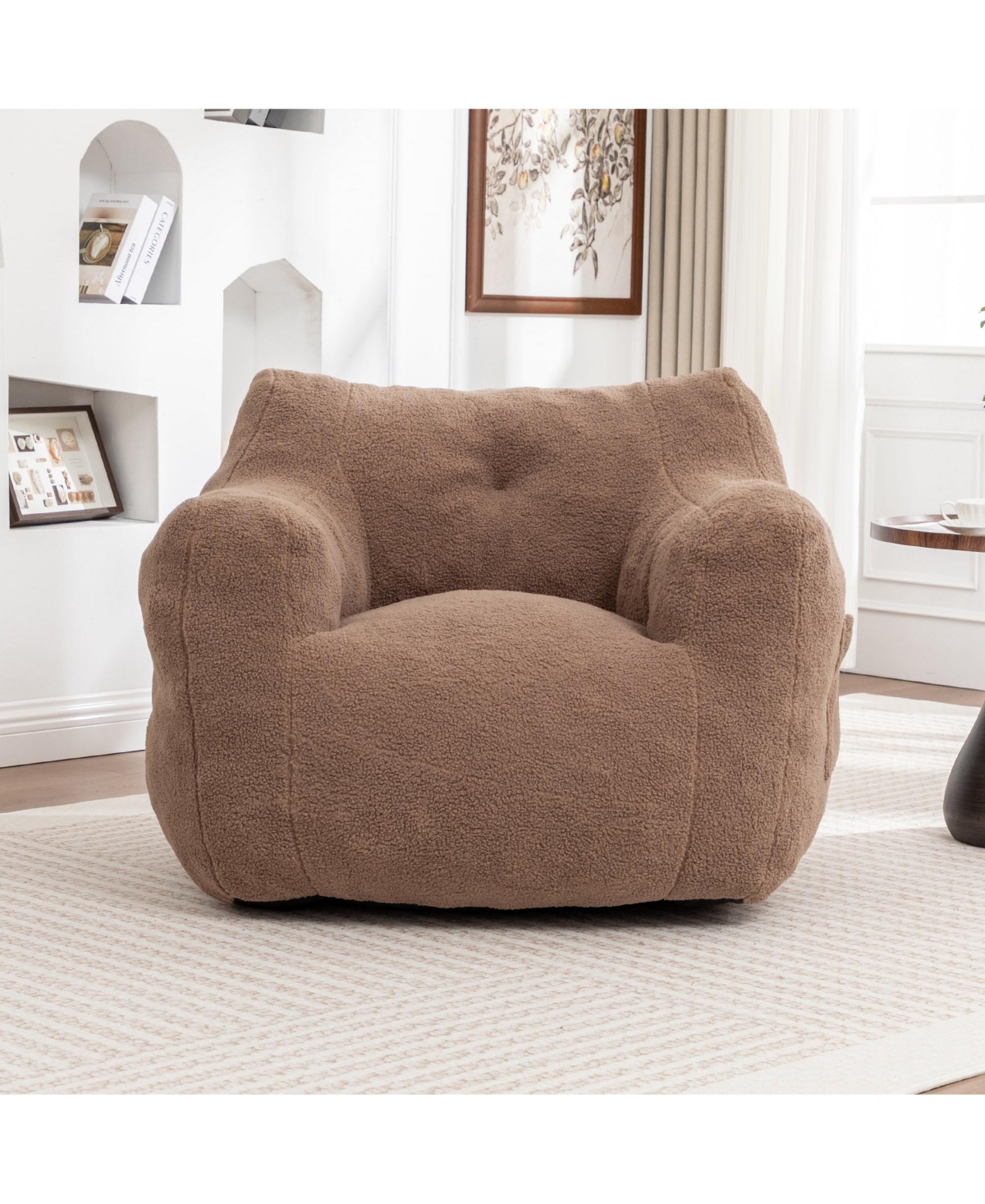 Boyel Living Giant Bean Bag Chair with Armrests Comfy Sofa for Adults