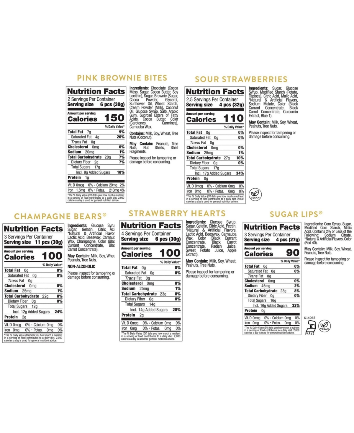 Sugarfina Valentine's Day Mini Trunk Box, 9-Pc.