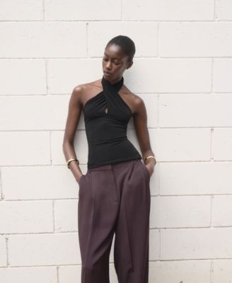 Women's Wrap Neck Top