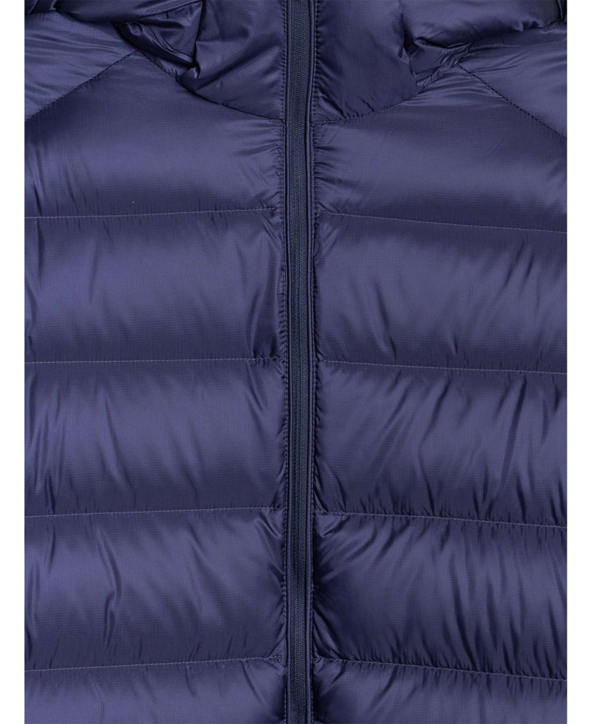 4F Men's trekking down jacket with natural filling -navy