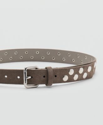 Women's Studded Suede Belt