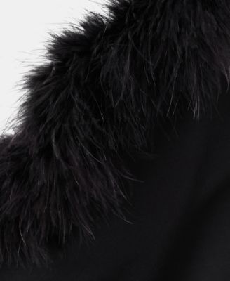 Women's Fine Knit Feather Top