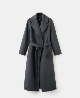 Women's Belt Handmade Wool Coat